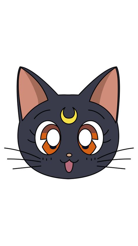 Luna is Usagi's black guardian cat, as well as her and the other Sailor Guardians' adviser. She lives with Usagi. In her cat form, Luna is black with sleek fur and has a yellow crescent moon on her... Luna Sailor Moon Icon, Luna Cat Sailor Moon, Sailor Moon Drawing, Cat Tattoo Ideas, Luna Cat, Hospital Building, Saylor Moon, Sailor Moon Cat, Powerpuff Girls Characters