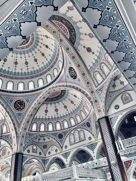 Sultan Ahmed Mosque, Central Mosque, Mosque Art, Arte Grunge, Mosque Architecture, Blue Mosque, Beautiful Mosques, Islamic Art Pattern, Tile Work