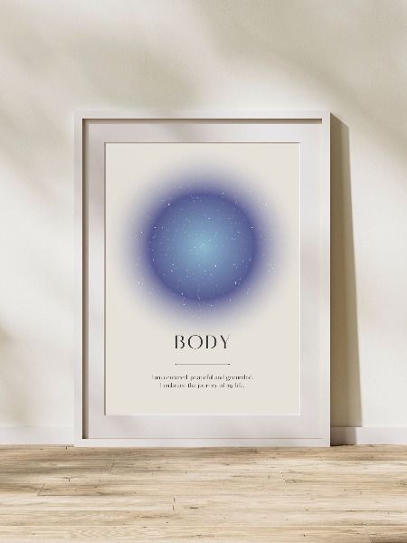 Connect back to yourself with this beautiful set of 3 positive aura posters in blue tones to active your throat chakra. With affirmations to support your mind, body, soul connection these grounding, uplifting and inspiring posters are an absolute favourite. Digital Download. Trendy Wall Art. Home Massage Room, Spiritual Posters, Mind Body Soul Connection, Aura Posters, Inspiring Posters, Back To Yourself, Positive Aura, Boho Dorm, Earth Tone Wall Art