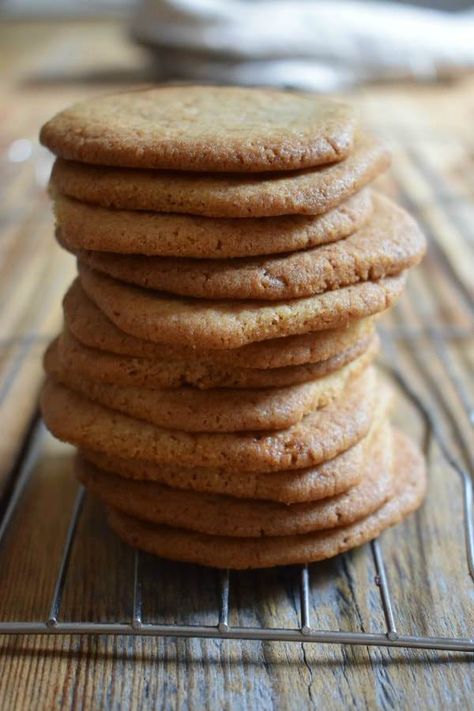 Instructions Preheat oven to 350 degrees F and line a baking sheet with parchment paper. Set aside. Cinnamon Spice Cookies, Fall Cookie Platter, Gluten Free Tortillas Recipe, Cinnamon Cookies Recipes, Spiced Butter, Gf Baking, Cookie Platter, Cinnamon Cookies, Recipes Chocolate