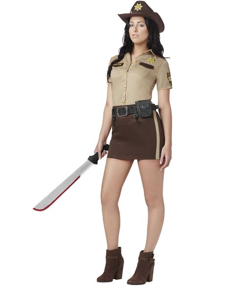 Walking Dead Sassy Rick Grimes Womens Costume – Spirit Halloween Zombie Hunter Costume, Rick Grimes Costume, Walking Dead Costumes, Sheriff Costume, Hunter Costume, Zombie Hunter, Costume Store, Rick Grimes, Women's Costumes