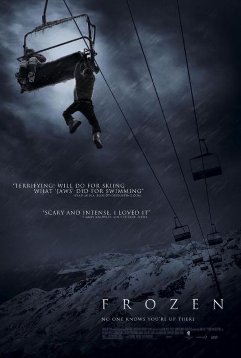 frozen. this one freaked me out. Frozen Poster, Kevin Zegers, Shawn Ashmore, Film Frozen, Film Thriller, Photo Star, Frozen Movie, رعب نفسي, English Movies