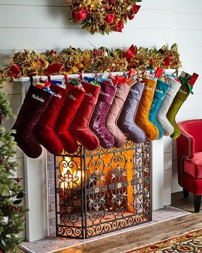 I love these beautiful stockings that come in all colors, perfect for the whole family! (Sponsored affiliate link) Velvet Christmas Stocking, Velvet Christmas, Dollar Store Christmas, Burlap Christmas, Navidad Diy, Christmas Stockings Personalized, Christmas Crafts Decorations, Fabric Projects, Christmas Door