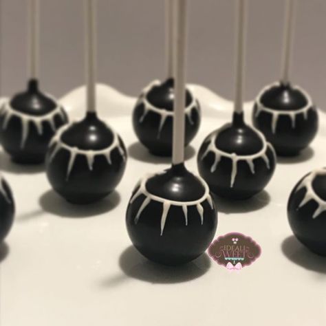 Black panther cake pops #blackpanthercakepops #blackpantherbirthday #blackpanthersweets Wakanda Party, Black Panther Cake, Panthers Cake, Marvel Party, Candy Ideas, Avenger Birthday Party, Sweets Candy, Boy Birthday Party Themes, Avengers Party