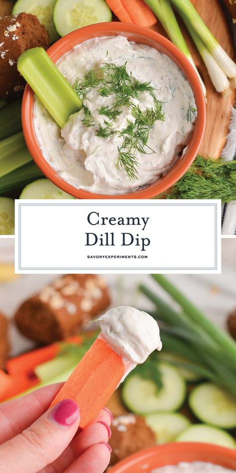 Dill Dip Recipe Sour Cream, Fresh Dill Dip Recipe, Fresh Dill Dip, Dill Dip Recipe, Salmon Dip Recipes, Dill Dip Recipes, Roasted Eggplant Dip, Sour Cream Dip, Dill Dip