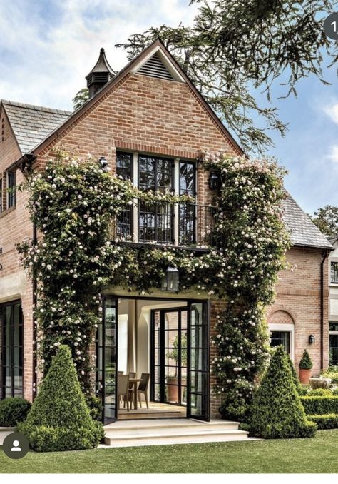 Estate Interior, Revival Architecture, Pacific Palisades, Luxe Interiors, House Inside, Soho House, Red Bricks, Exterior Brick, Brick House