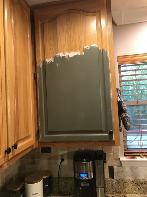 Kitchen Focus: Painted Cabinets St Cecilia Granite Kitchen Update, Kitchen With Color, Cabinet Color Ideas, Brown Granite Countertops, Dark Grey Kitchen Cabinets, Beautiful White Kitchens, Dark Green Kitchen, Kitchen Cabinet Color Ideas, Brown Kitchen Cabinets