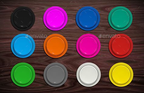 Arcade Button Pack - Objects #3D #Renders Download here: https://graphicriver.net/item/arcade-button-pack/15579636?ref=alena994 Arcade Buttons, Branding Moodboard, 3d Design Projects, Object Drawing, 3d Object, Graphic Design Resources, Premium Wordpress Themes, 3d Render, Graphic Designers