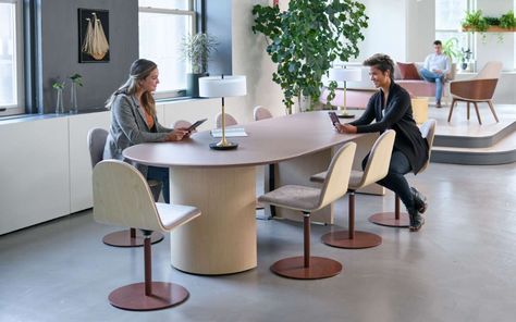 OFS - Intermix conference - Conference - Product Discussion Table Design, Discussion Table, Space Division, Office Administration, Table Office, Stool Height, Blue Table, Private Office, Learning Spaces