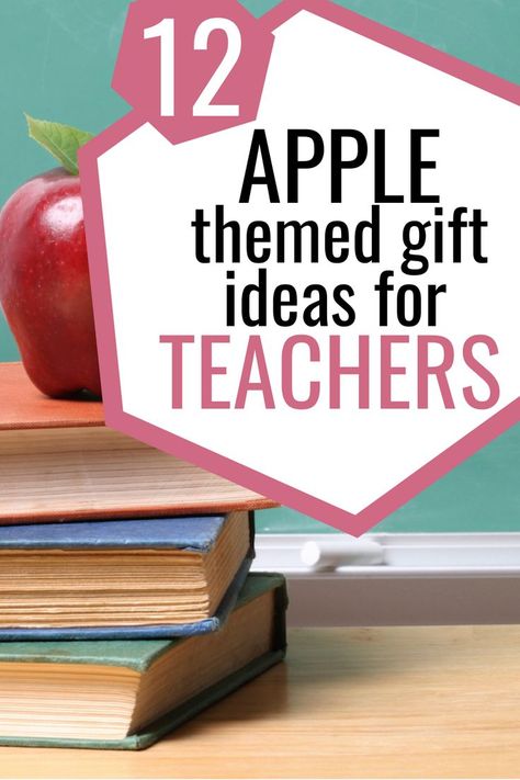 The best apple gifts for teachers! These apple themed teacher appreciation gifts are a great way to say thanks to a teacher. Apples For Teachers, Apple Themed Gifts, Apple Sayings For Teachers, Teacher Appreciation Apple Theme, Apple Gifts For Teachers, September Teacher Gifts, September Teacher Appreciation Ideas, Teacher Apple Gifts, Apple Teacher Appreciation