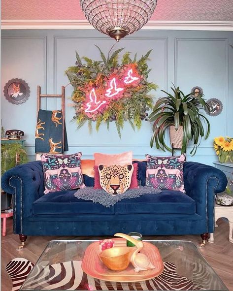 Our Old House | “Happy Monday” if there ever was such a thing lol 😂 | Facebook Eclectic Office Design, Party House Aesthetic, Quirky Office, Rental Space, Sherwood Forest, Maximalist Decor, Modern Retro, Event Space, Space Design