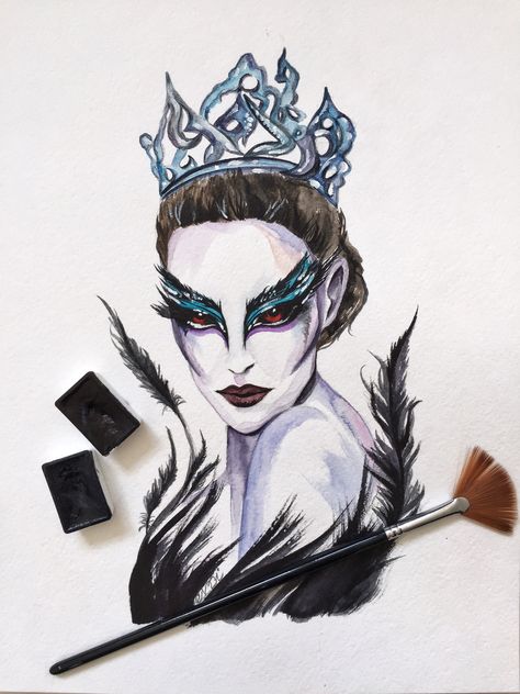 Speak for self Black Swan Art Paintings, Black Swan Sketch, Swan Lake Drawing, Black Swan Illustration, Black Swan Drawing, Black Swan Painting, Black Swan Art, Black Swan Movie, Swan Drawing