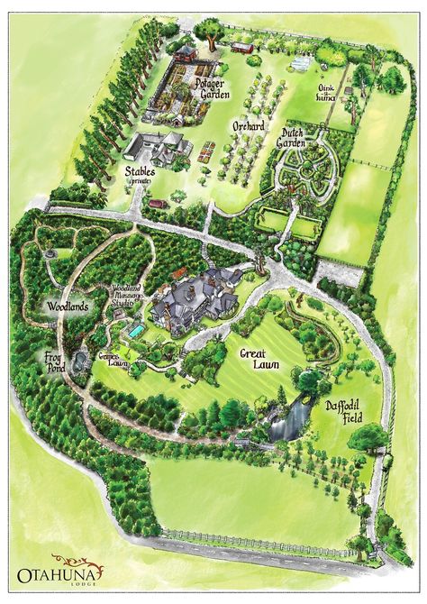 Otahuna Lodge | Luxury Lodge Christchurch New Zealand Farm Estate Layout, Estate Grounds Layout, Ranch Layout Ideas, Large Property Layout, Family Farm Layout, Large Homestead Layout, Big Farm Layout, Estate Layout Plan, 20 Acres Layout