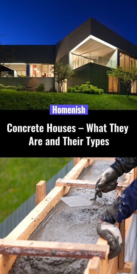 Precast Concrete House Design, Precast Concrete House, Concrete Houses Architecture, Concrete House Design, Concrete Homes, Cement House, Types Of Concrete, Concrete Houses, Construction Firm