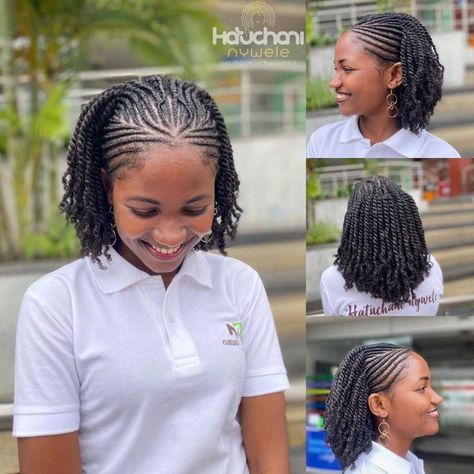 Natural Cornrow Hairstyles, Cornrows Natural Hair, Twists Hairstyles, Flat Twist Hairstyles, Natural Hair Stylists, Natural Twists, Protective Hairstyles For Natural Hair, Natural Braids, Hairstyles For Teens