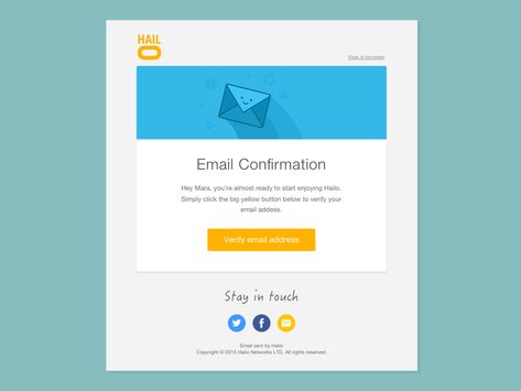 A sneaky peaky of my email redesign project at Hailo. Congratulations Email, Confirmation Email Template, Html Email Templates, Learn Computer Science, Modern Home Interior, Email Template Design, Cute Mobile Wallpapers, Email Design Inspiration, Email Marketing Design