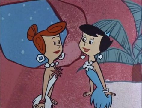 Wilma And Betty, Flintstone Cartoon, Frozen Gif, Wilma Flintstone, Music Cover Photos, Flax Flowers, Tom Y Jerry, The Flintstones, Lucky Luke