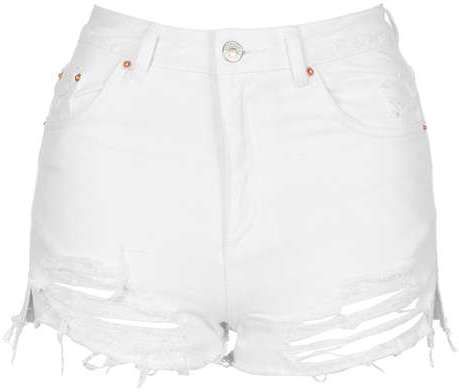 White Ripped Shorts, High Waisted Ripped Shorts, Distressed High Waisted Shorts, Destroyed Denim Shorts, White Ripped Jeans, Rip Mom, Ripped Mom Jeans, Ripped Jean Shorts, Mom Jeans Shorts