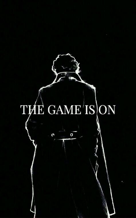 Sherlock ~ "The Game Is On" Sherlock Bbc, Sherlock Holmes, Movie Poster, The Game, Bbc