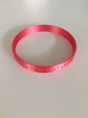 Braille Bracelet 3D Print 144263 Braille Bracelet, Bracelet Diy, Cartier Love, 3d Printable, Cartier Love Bracelet, Love Bracelets, Diy Bracelets, 3d Print, 3d Printing