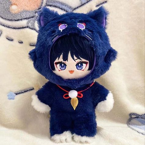 Name: Genshin Impact Scaramouche Plush Dolls
Product size: 20cm
Packing method: OPP bag Genshin Scaramouche, Genshin Impact Scaramouche, Anime Plush, Cat Clothes, Plush Dolls, Genshin Impact, Dress Up, Anime, Blue