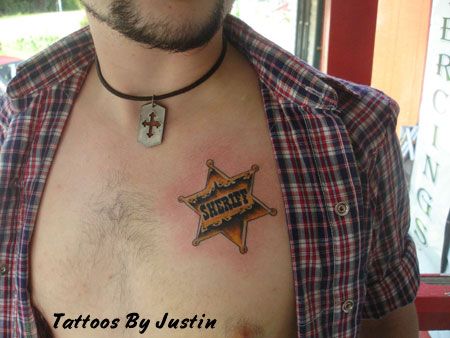 Sheriff Tattoo, Badge Tattoo, Forearm Tattoo Men, Forearm Tattoo, Mississippi, Tattoos For Guys, Deviantart, Tattoos