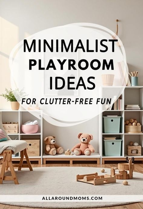 Minimalist playrooms offer a clutter-free environment that fosters creativity and imagination in children. By implementing simple design principles and carefully curated toys, parents can create a space that encourages focused play and reduces overwhelm. These streamlined spaces not only promote cognitive development but also make cleanup easier. Discover how minimalist playrooms can transform your child's play experience. Minimalist Toy Organization, Toys For Playroom, Minimalistic Playroom, Playroom Ideas Minimalist, Declutter Playroom, Playroom Essentials, Minimalist Playroom, Playroom Decorating Ideas, Benjamin Moore Classic Gray