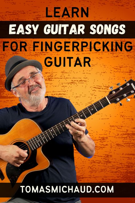 Easy Guitar Song, Picking Guitar, Fingerpicking Guitar, Fingerstyle Guitar Lessons, Learn Acoustic Guitar, Learn Guitar Songs, Singing Techniques, Guitar Lessons Tutorials, Guitar Lessons Songs