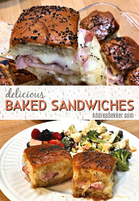 delicious baked sandwiches Baked Sandwiches Oven, Oven Sandwiches, Recipes Sandwiches, Baked Sandwiches, Club Sandwich Recipes, Mennonite Recipes, Rolled Sandwiches, Spring Kitchen, Deli Sandwiches