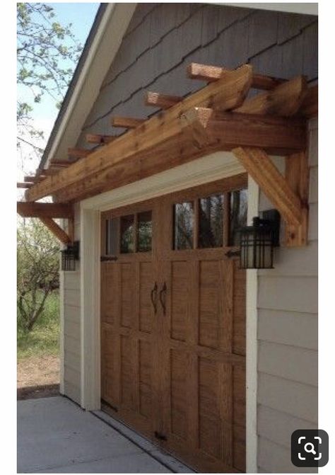 Network Closet, Garage Door Trim, Home Building Checklist, Diy Arbour, Above The Fireplace, Garage Pergola, Tv Mounting, Tv Area, Garage Door Makeover