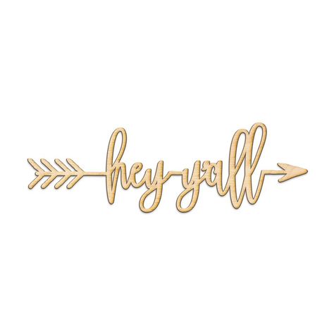 Hey Yall Sign, Home Gallery Wall, Wood Sign Art, Rustic Gallery Wall, Arrow Wood Sign, Room Gallery Wall, Word Order, Traditional Wall Decor, Hey Yall