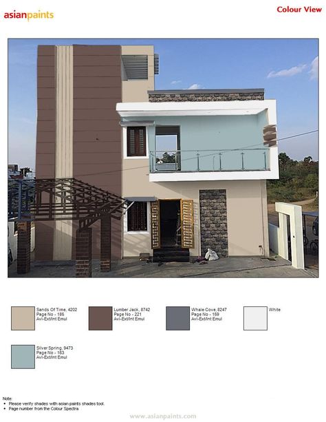 House Outside Colour Combination, Dark Exterior House Colors, Colour Building, Dark Exterior House, Cement Bench, Asian Paints Colours, Exterior Paint Color Combinations, Outside House Colors, Exterior Color Combinations