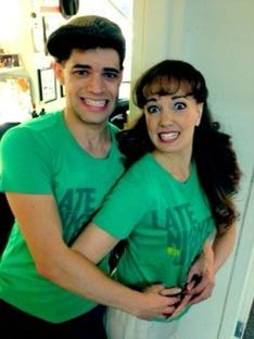 Awkward Prom Photos, Kara Lindsay, Laura Osnes, Jeremy Jordan, Jack Kelly, Prom Picture, Tuck Everlasting, Young Forever, Theatre Nerds