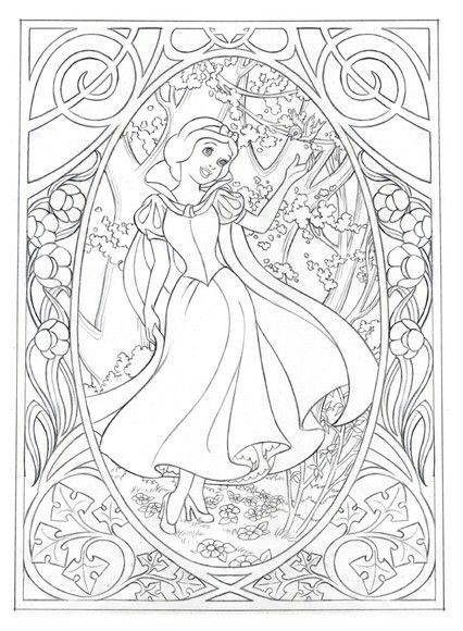 Snow White Coloring Page Disney Coloring Pages For Adults, Snow White Coloring Pages, Disney Princess Colors, Disney Princess Coloring Pages, Adult Colouring Pages, Princess Coloring Pages, Disney Colors, Princess Coloring, Disney Coloring Pages