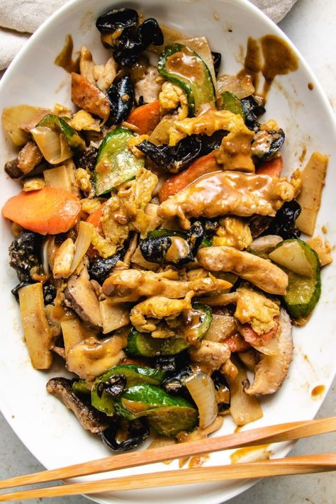 Low Carb Chinese Recipes, Low Carb Chinese, Gluten Free Hoisin Sauce, Moo Shu Chicken, Chinese Chicken Stir Fry, Bergman Brothers, Mu Shu, Asian Chicken Noodle Soup, Moo Shu