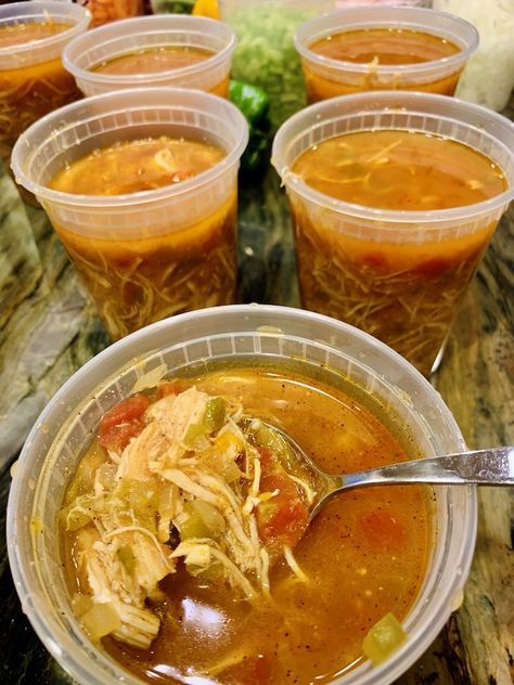 A Noom nerd's low-calorie chicken tortilla soup recipe - Postcard Jar | Travel & Healthy Living Noom Chicken Recipe, Caloric Density Recipes, Food That Fills You Up, Noom Soup Recipes, Healthy Noom Recipes, Low Calorie Dense Recipes, Low Caloric Density Recipes, Easy Noom Recipes, Low Calorie Density Foods