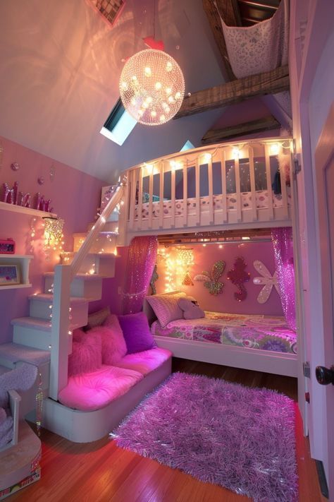 Girls Bedroom Decor Ideas, Bedroom On A Budget, Kids Rooms Inspo, Bunk Rooms, Girls Bedroom Decor, Future Room, Design Moodboard, Cute Bedroom Ideas, Old Room