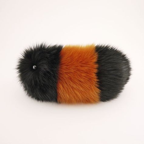 Animal Cute, Cute Plush, Caterpillar, Stuffed Animal, Plush Toy, Faux Fur, Orange, Black