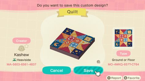 Acnh Clothes Men, Ac Custom Design, Acnh Quilt Pattern, Animal Crossing Table Cloth Design, Acnh Custom Design Patterns, Animal Crossing Flags Design, Acnh Quilt Design, Easy Acnh Ideas, Animal Crossing Quilt Pattern