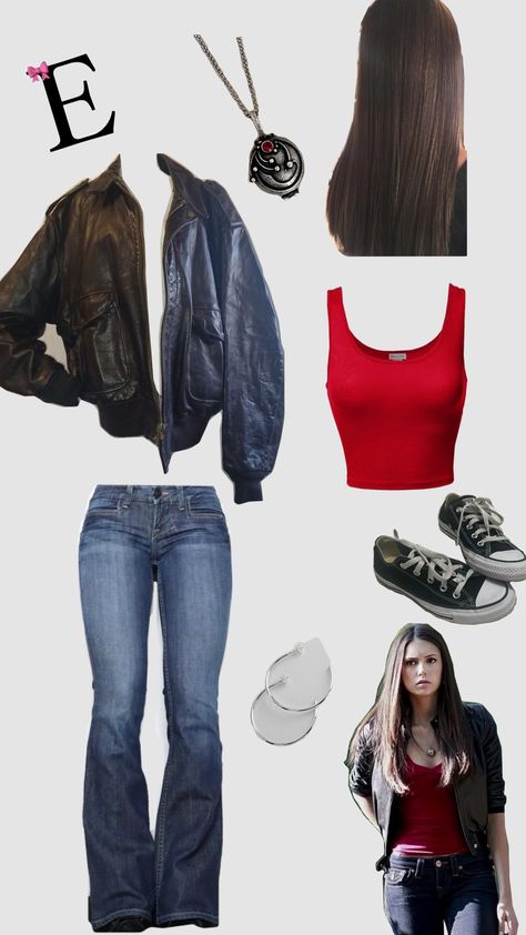 elena gilbert xx Dress Like Elena Gilbert, Elena Gilbert Vampire Outfits, Elena Without Humanity, Elena Gilbert Shoes, Elena Gilbert Outfits Halloween, Elena Gilbert Makeup Tutorial, Elena Gilbert Outfits Inspired, Elena Gilbert Room, Elena Gilbert Halloween Costume