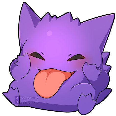 Cute gengar Gengar Pokemon, The Games, My Team, User Profile, Digital Artist, Pokemon, Deviantart, Tv, Purple