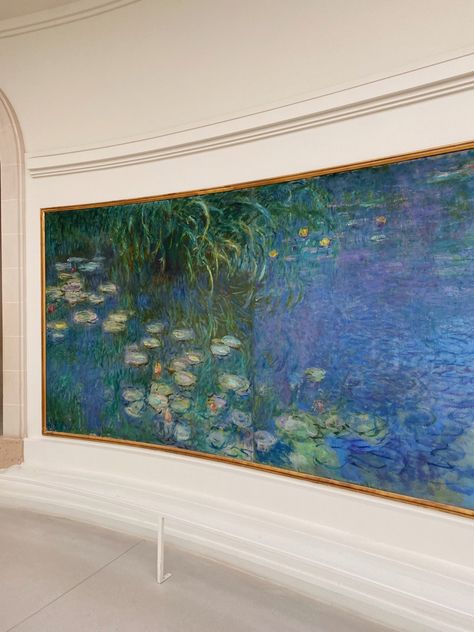 Art Museum Paris, Monet Exhibition, Water Lilies Painting, Claude Monet Paintings, Claude Monet Art, Monet Water Lilies, Monet Art, Monet Paintings, Cafe Art