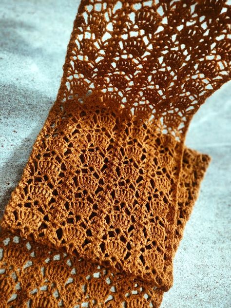 Lace Crochet Scarf, Crochet Lace Scarf, Lacy Scarf, Crochet Stitches Free, Crochet Curtains, Crochet Stitches For Beginners, Scarf Crochet, Lace Scarf, Lace Crochet