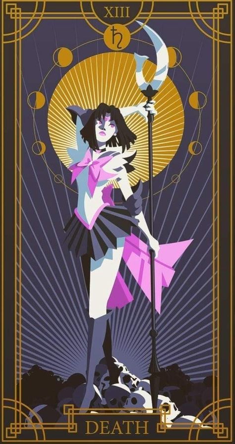 Sailor Saturn Wallpaper Aesthetic, Arte Sailor Moon, Sailor Moon Fan Art, Sailor Moon Aesthetic, Sailor Pluto, Sailor Moon Manga, Sailor Moon Wallpaper, Sailor Moon Character, Sailor Saturn