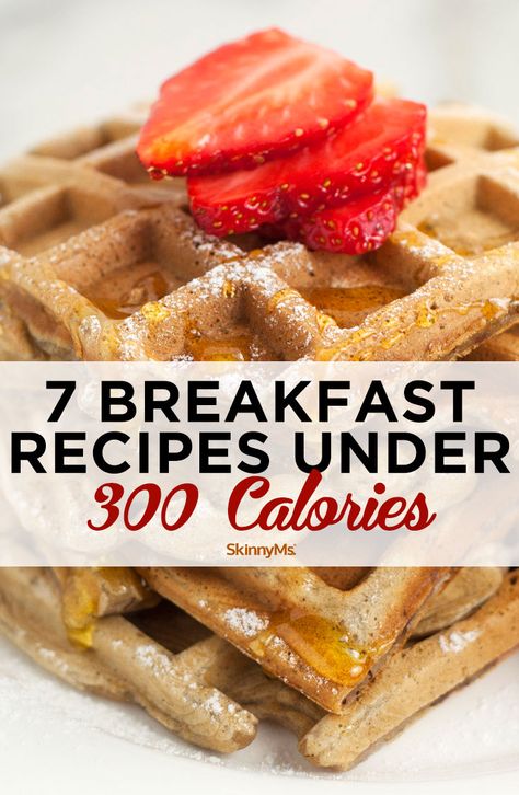 At 300 calories per recipe, each breakfast clocks in at only a fourth (or, less) of your calorie allowance for the day. | skinnyms.com Breakfast 300 Calories Or Less, 400 Calorie Meals Breakfast, Ideas Desayunos, Recipes Under 300 Calories, 300 Calorie Breakfast, Fit Breakfast, Calorie Breakfast, 300 Calorie Meals, 400 Calorie Meals