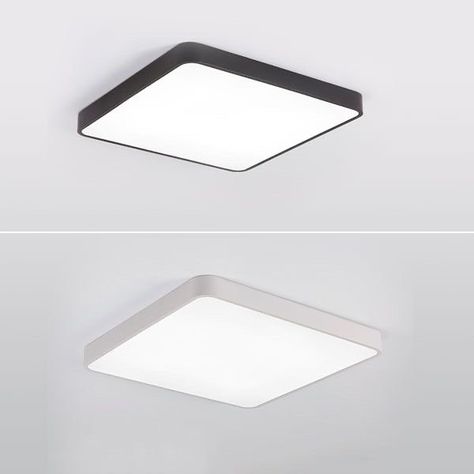 Surface Mounted Lights, Surface Mounted Light, Round Light Fixture, Square Ceiling Light, Square Led Ceiling Lights, Square Ceiling Lights, Simple Floor Plans, Track Lights, Surface Mount Lighting