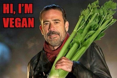 Vegan Meme, Carl The Walking Dead, Negan Twd, Twd Funny, Twd Memes, Walking Dead Funny, Vegan Memes, Walking Dead Memes, Z Nation