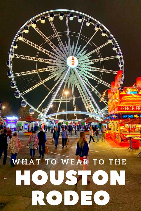 What to Wear to the Houston Rodeo – It's Not Hou It's Me Rodeo Outfits Houston, Rodeo Outfits Men, Houston Rodeo Outfit, Houston Activities, Midnight Rodeo, Texas State Fair, Houston Rodeo, Rodeo Boots, Rodeo Events