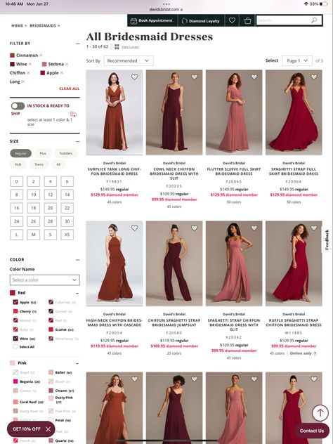 Color scheme - wine, cinnamon, sedona, and apple Bridal Bridesmaid Dresses, Bridesmaids Dresses, Sedona, Color Scheme, Color Schemes, Cinnamon, Bridesmaid Dresses, Wine, Dresses