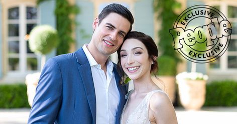 Meryl Davis Marries Fedor Andreev in South of France | PEOPLE.com France People, Meryl Davis, Maksim Chmerkovskiy, Charlie White, French Summer, Figure Skating Costumes, Summer Backyard, Olympic Medals, Farmhouse Wedding